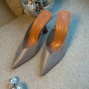 Sparkly Crystal Heels Zara